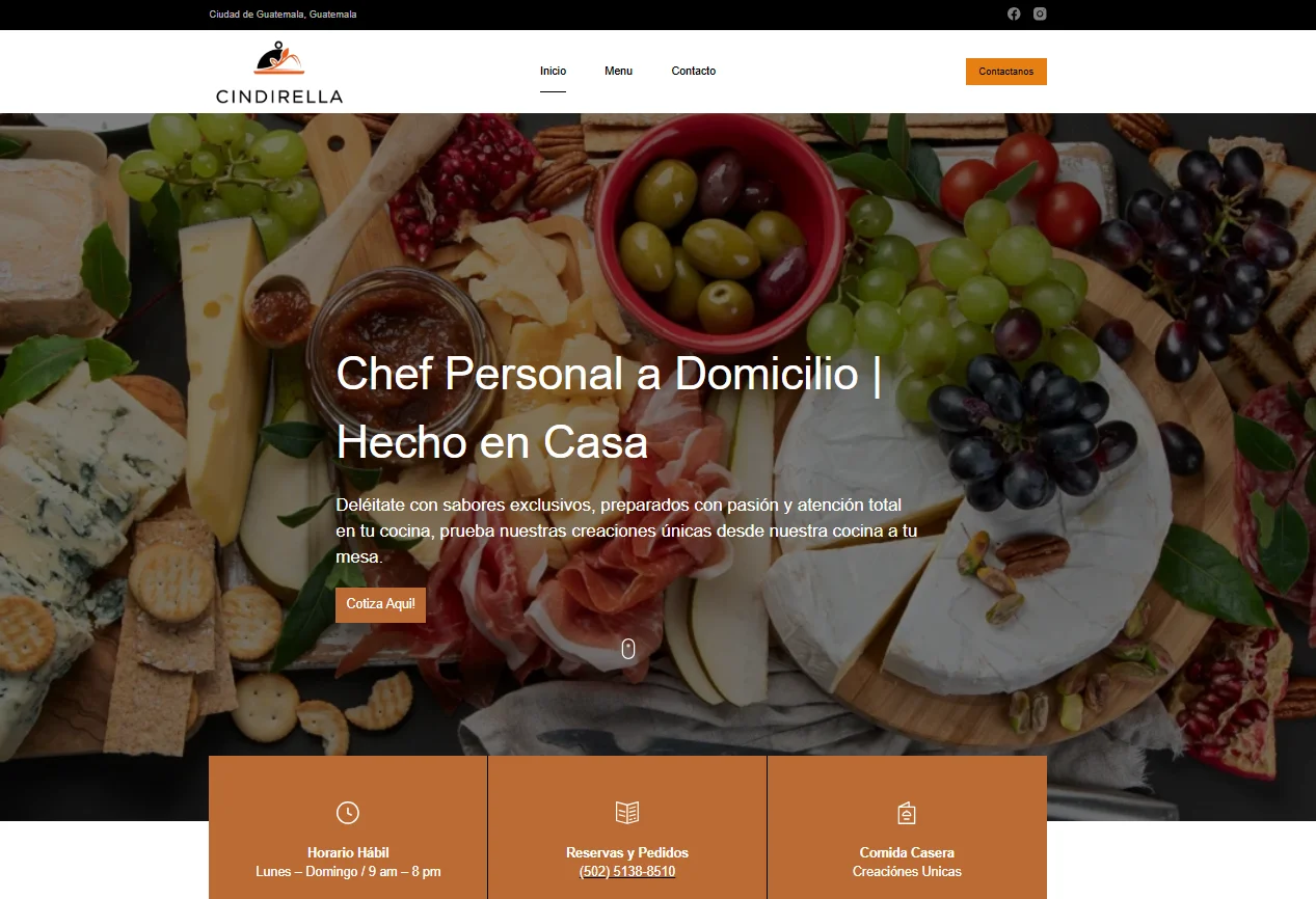 Cindirella Chef — E-commerce Premium