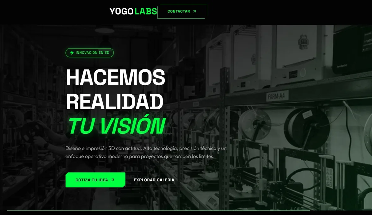 Yogo — Portal de Laboratorio de Impresión 3D